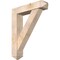 Ekena Millwork Traditional Arts and Crafts Smooth Bracket w/ Offset Brace, Douglas Fir, 7 1/2"W x 34"D x 42"H BKT0806X34X42TRA03SDF - alternate 1